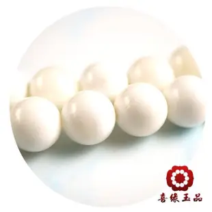 【喜緣玉品】八正道正念天然硨磲108念珠(8mm)