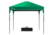 RED TRACK 3x3m Ultra Compact Folding Gazebo, Carry bag, Portable Outdoor Popup Marquee for Camping Beach, Green