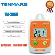 TENMARS TM-306U Temperature Datalogger Datalogging up to 50,000 records usb #