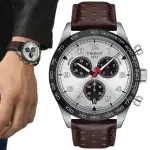 【TISSOT 天梭 官方授權】PRS516 CHRONOGRAPH 三眼計時腕錶 禮物推薦 送禮首選(T1316171603200)