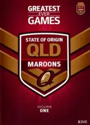 STATE OF ORIGIN NRL 3 SET DVD, QLD MAROONS GREATEST EVER GAMES, RUGBY, STORM 2