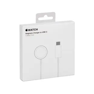 【Apple】Watch 原廠磁性快速充電器對USB-C 連接線 -1 公尺 (MLWJ3TA/A)