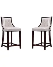 Manhattan Comfort Set of 2 Fifth Avenue Counter Stools