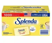 Splenda Zero Calorie Sweetener Packets, 1,000-count Sugar FREE & FAST SHIPPING
