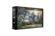 1500pc Harlington Thomas Kinkade Family Kids Puzzle Winsor Manor 8yrs+ 83x61cm