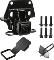 MagiDeal Rear Trailer Hitch Receiver Easy Installation with Hitch Tightener Bolts Metal 2" Tow Receiver Replace Parts for Gx470