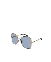 Chloé Eyewear Butterfly Frame Sunglasses 60 Blue
