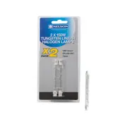 Nelson 78mm 150W R75 Tungsten Halogen Linear Globe - 2 Pack