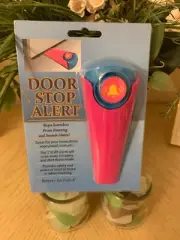 NON-SKID DOOR STOP ALERT IN Blue/HOT PINK ~New ~