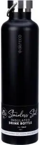 Ever Eco Insulated Stainless Steel Bottle Onyx 1L