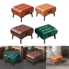 Foot Stool Footrest Nordic Furniture Anti Slip Padded Seat Side Ottoman Stool