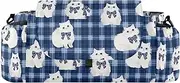 miaozhen Blue White Cute Cats insulated stroller organizer stroller caddy with cup holders accesorios accesorios para accesorios para carriolas de