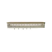 Willow & Silk Organiser Wall Shelf W/ Removeable Hooks