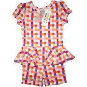 Dot Smile 5 6 Graphically Great 1pc Outfit Romper Easy Pull-up Built In Shorts
