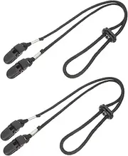 2Pcs Adjustable Windproof Hat Strap Clips Lost Retainers for Outdoor Activities for Hiking Boating Fishing and Travel Durable Hat Clip for Secure Fit
