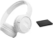 JBL Tune 510BT Wireless On-Ear Headphones with Pure Bass Sound, 40 Hours Battery, Fast Charging, Built-in Microphone, Bluetooth Connectivity, Lightweight Foldable Design, Includes Cloth