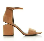 RARE Iconic Style! NEW ALEXANDER WANG Abby Cutout Heel Sandal, Clay Suede 39.5 M