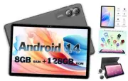 10 Inch Tablet Android 14 Tablet,128GB ROM 8GB(4+4) RAM, Octa Core Processor,