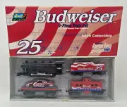 1996 Budweiser 5-piece Train Set HO Scale Diecast NIB Hendrick Motorsport