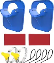 Tuxuseo Hose Holder Pool | Swimming Pool Hose Holder for Storage | Accessories with Stainless Steel Hose Clamp | Kink Protection Made of - Suitable for Hoses Small Than 38 mm Diameter