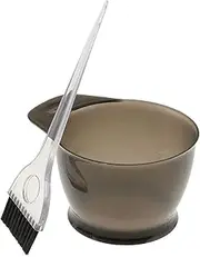 FITYLE Salon Hair Coloring Dyeing Kit Color Dye Brush Comb Mixing Bowl Tint Tool Bleach - Gray
