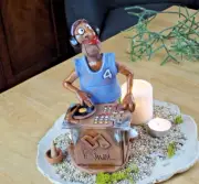 Deejay Cone Incense Holder DJ Figurine Home Decor Gift for Music Lover Midene