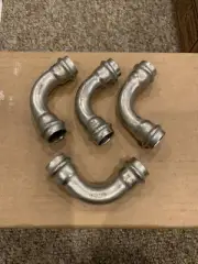 NEW LOT of 4 Viega ProPress 304 Stainless Steel Elbow 3/4” x 3/4”