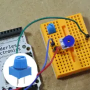 10 Pcs Breadboard Potentiometer Ohm Adjustable Through Hole Trim