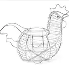 Chicken Shaped Eggs Storage Basket Vegetables Fruit Container Homewares