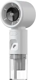 Portable Misting Fan - Fan with Water Spray Misting Fan,Mini Spray Water Cooling Tool with Digital Display for Outdoor Camping Home Makeup