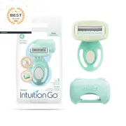Schick Go Disposable Travel Razor for Women, 1 Count | Sensitive Skin Razors fo