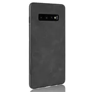 2PCS Sheep Skin PU + PC + TPU Shockproof Case for Galaxy S10 Plus