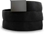 [Wazoo] Outdoor Survival Gear Cache Belt | Concealment Belt for Travel | Strong & Durable | Money Belt | Stainless Steel Buckle | Made in USA (Large)