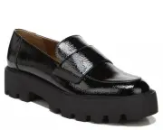 Franco Sarto Women's Brindy Loafer Black Patent 7M