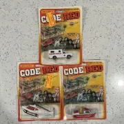 MATCHBOX - CODE RED (AS SEEN ON TV ) FIRE BOAT/HELICOPTER/Ambulance- 1981 MOC