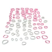 Pebble Drop Clay Cutter – 80 Piece Polymer Clay Cutter Set