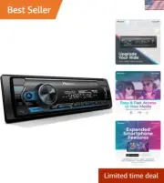 Bluetooth Car Stereo with USB/AUX Inputs, Smartphone Connectivity, Smart Snyc...