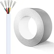 320FT 28 Gauge 5 Conductor Electrical Wire UL2464 Cable Tinned Copper Wire 18-28AWG Electrical Line Flexible Low Voltage LED Cable Lamps Lighting Automotive(26.2ft,5C-20awg)