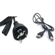 1.5m USB Cable+Power Cord fits for Epson Expression Home XP330 XP520 XP340 XP430
