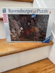 RAVENSBURGER 1000 PIECE PUZZLE "Death By Chocolate" VINTAGE New In Box