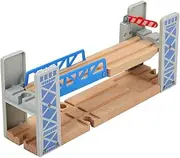 DIY Wooden Train Track Bridge The Tank Engine Toy Creative Bricks for Boys and Girls Motor Skills Development