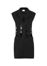 Dion Lee Cage Cut-out Mini Corset Dress - Black - 8 (UK8 / S) 8 (UK8 / S)