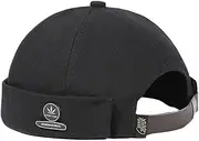 [DURINM] Docker Cap Sailor Hat Docker Hat Trawler Fisherman Hat Without Peak Roll Hat Watch Cap Commando Work Beanie Corduroy Docker Leon Brimless Hat Rolled Cuff Harbour Hat