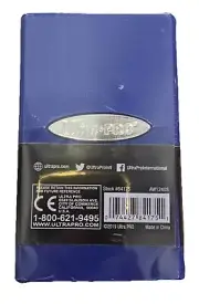 Ultra Pro Gaming Satin Tower Deck Box Pacific Blue Premium Hard Shell Snap Fit