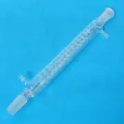 24/40 Joint Glass Graham Condenser Lab Chemistry Coil Condensor 300mm Glassware