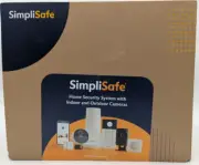SimpliSafe Home Security System with Indoor Outdoor Cameras, 8 Piece