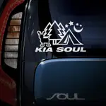 KIA SOUL 露營 車貼