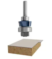 Bosch 85414M 7/8 In. x 5/16 In. Carbide Tipped 4-Flute Flush Trim Assembly Bit