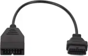 OBD2 to OBD1 GM Adapter,Obd1 12 Pins to OBD2 16 Pins Diagnostic Tool Connector A