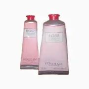 (Lot of 2) L'Occitane Rose Hand Cream 1oz / 30mL And 2.6 Oz No Seal Read